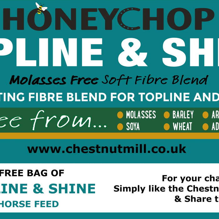 COMPETITION-Win-a-Free-Bag-of-Honeychop-Topline-Shine-Horse-Feed Chestnut Mill