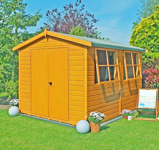 10' x 10' Bison Heavy Duty Shed - Chestnut Mill