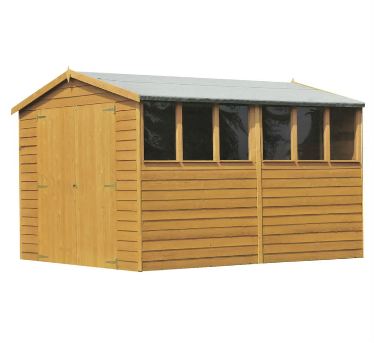 10' x 6' Overlap Double Door Shed - August Special Offer - 4% OFF - Chestnut Mill