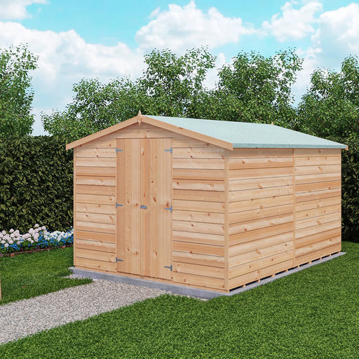 10' x 8' Garden Value - Overlap Double Door Shed Shire Garden Buildings