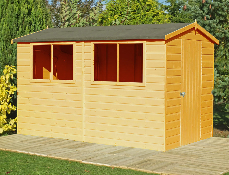 10' x 8' Hi spec apex Shed - Chestnut Mill