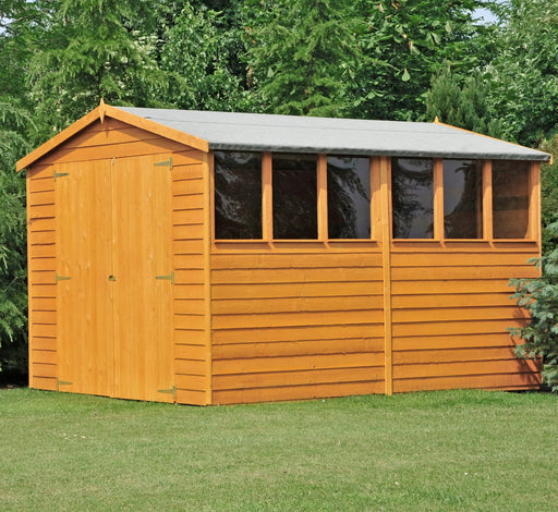 10' x 8' Overlap Double Door Shed - August Special Offer - 6% OFF - Chestnut Mill