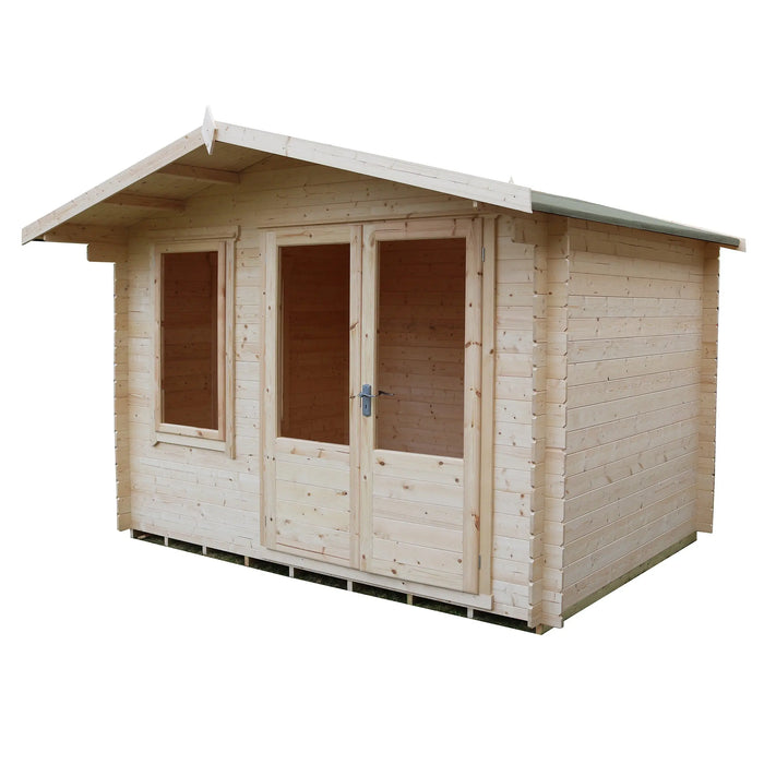 11' x 10' Berryfield 19mm Log Cabin - August Special Offer - 10% OFF - Chestnut Mill