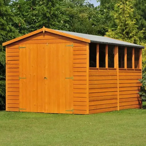 12' x 6' Overlap Double Door Shed - Chestnut Mill