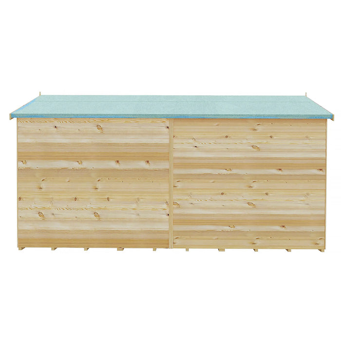 12' x 8' Garden Value - Overlap Double Door Shed Shire Garden Buildings