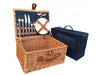 2 PERSON BLUE TWEED HAMPER - Chestnut Mill