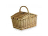 2 PERSON GREEN TWEED DOUBLE LIDDED HAMPER - Chestnut Mill