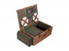 4 PERSON GREEN TWEED HAMPER - Chestnut Mill