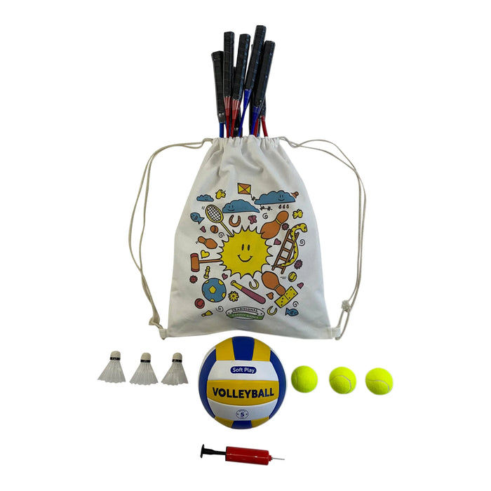 4 Player Badminton Volleyball Tennis 6m - Chestnut Mill