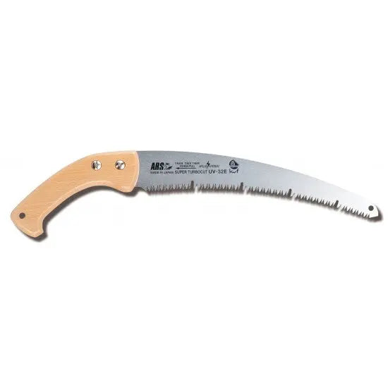 PRUNING SAW/SHEATH -CURVED S-TURBOCUT BLADE/4MM PITCH -320MM -WOOD GRIP - Chestnut Mill