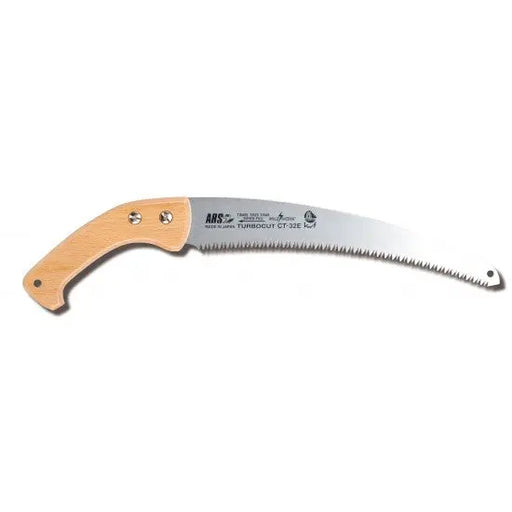 PRUNING SAW/SHEATH -CURVED TURBOCUT BLADE/4MM PITCH -320MM -WOOD GRIP - Chestnut Mill