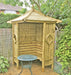 4' x 4' Corner Garden Arbour - Chestnut Mill