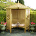 4' x 4' Corner Garden Arbour - Chestnut Mill