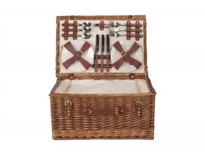 6 PERSON CLASSIC PICNIC HAMPER - Chestnut Mill