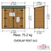 6' x 3' Pressure Treated Overlap Pent - August Special Offer - 4% OFF - Chestnut Mill