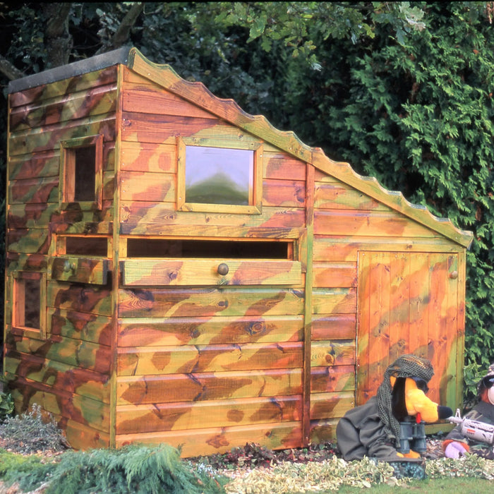 6' x 4' Command Post Playhouse - Chestnut Mill