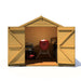 6' x 6' Arran Apex Shiplap Double Door Shed - Chestnut Mill