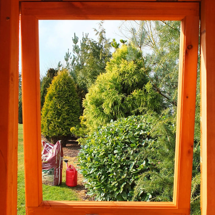 6' x 6' Arran Apex Shiplap Double Door Shed - Chestnut Mill