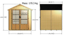 6' x 6' Oatland Summerhouse - Chestnut Mill