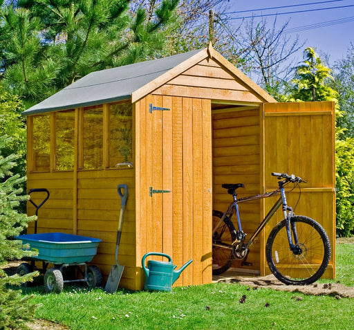 7' x 5' Overlap Double Door Shed - Chestnut Mill