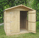 7' x 7' Alderney Apex Double Door Shed - Chestnut Mill