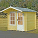 7' x 7' Crinan 19mm Log Cabin - August Special Offer - 9% OFF - Chestnut Mill