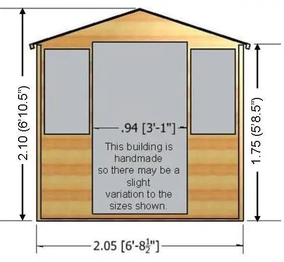 7' x 7' Houghton Summerhouse - Chestnut Mill