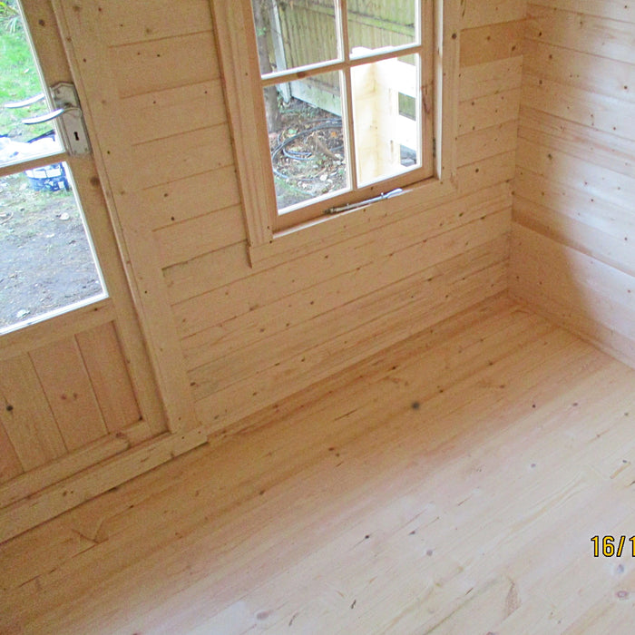 7' x 7' Maulden 19mm Log Cabin - August Special Offer - 10% OFF - Chestnut Mill