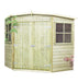 7' x 7' Pressure Treated Corner Shed - Chestnut Mill