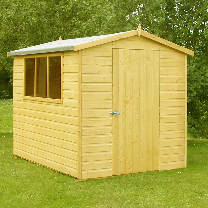 8' x 6' Hi spec apex Shed - Chestnut Mill