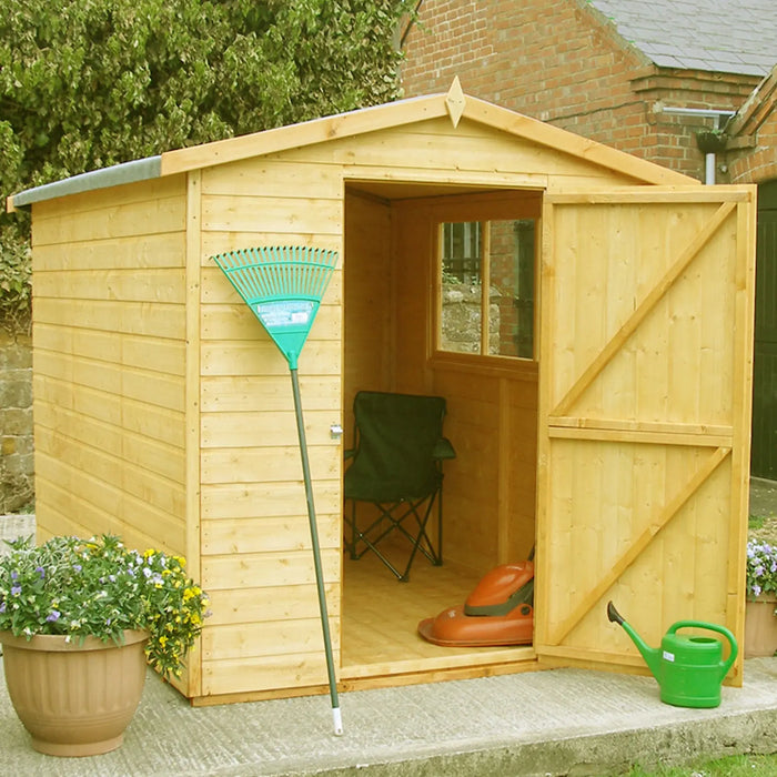 8' x 6' Hi spec apex Shed - Chestnut Mill