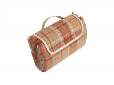 AUTUMN RED TARTAN PICNIC RUG - Chestnut Mill