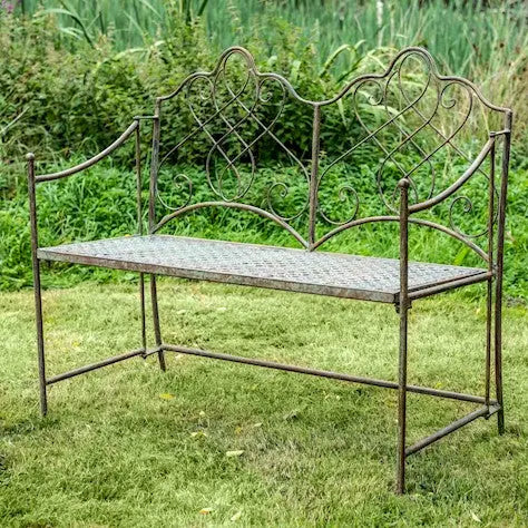 AVALON BENCH - RUSTY - Chestnut Mill