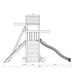 Activer Grey & White Climbing Frame with Swing and Slide - Chestnut Mill