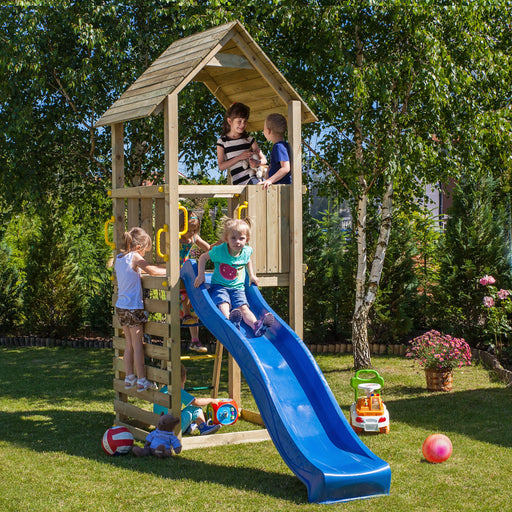 Adventure Peaks Fortress  1  (Carol 1) Climbing Frame and Slide - Chestnut Mill