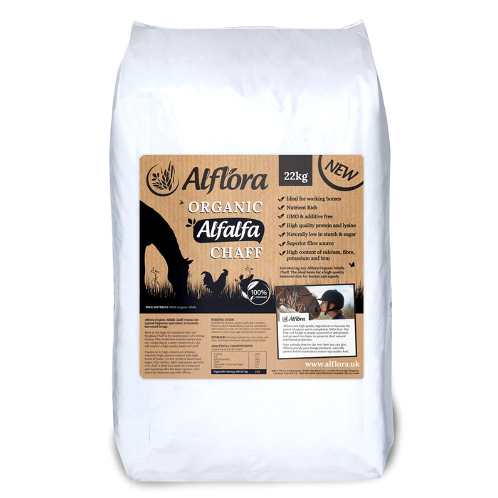 Alflora Organic Alfalfa Chaff - 22 kg - Chestnut Mill