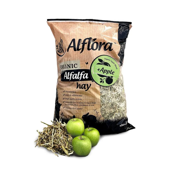 Alflora Organic Alfalfa Hay Apple 1kg - Chestnut Mill