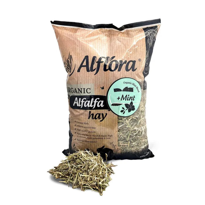 Alflora Organic Alfalfa Hay Mint 1kg - Chestnut Mill