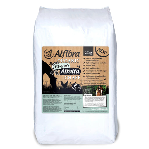 Alflora Organic Hi-Pro Alfalfa Chaff - 22 kg - Chestnut Mill