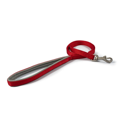 Ancol Nylon Padded Dog Lead Red - Various Sizes - Chestnut Mill