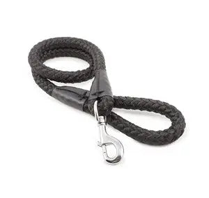 Ancol Nylon Super Rope Lead Black 20mm - 1.07 m - Chestnut Mill