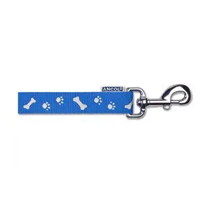 Ancol Paw'n'Bone Refl Lead Blue S 1-9 - Chestnut Mill