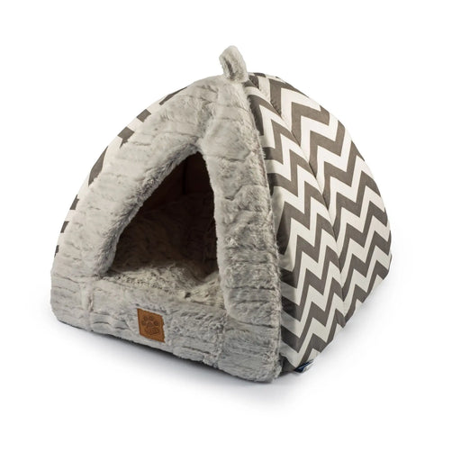 Ancol Plush Pyramid Cat Bed - Chestnut Mill