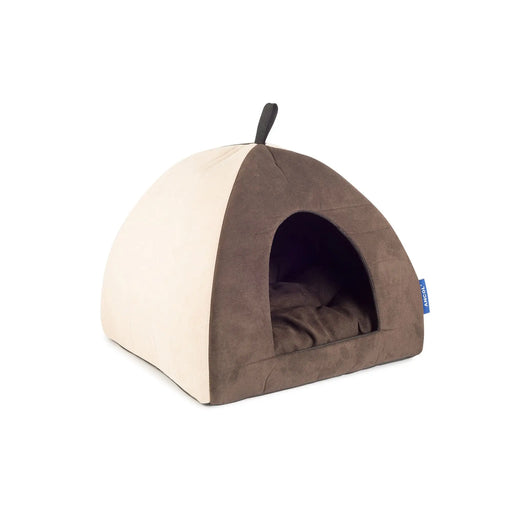 Ancol Pyramid Cat Timberwolf Bed - Chestnut Mill