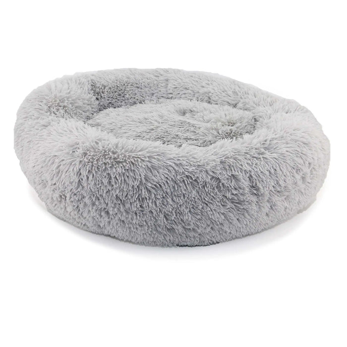 Ancol Super Plush Donut Bed Grey - Medium 70x70cm - Chestnut Mill