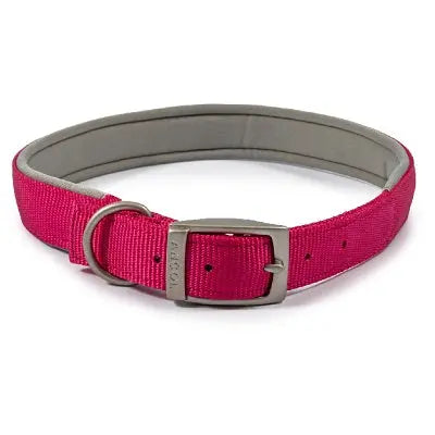 Ancol Viva Padded Buckle Collar Pink - Various Sizes - Chestnut Mill