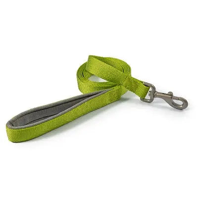 Ancol Viva Padded Snap Lead Lime - Various Sizes - Chestnut Mill