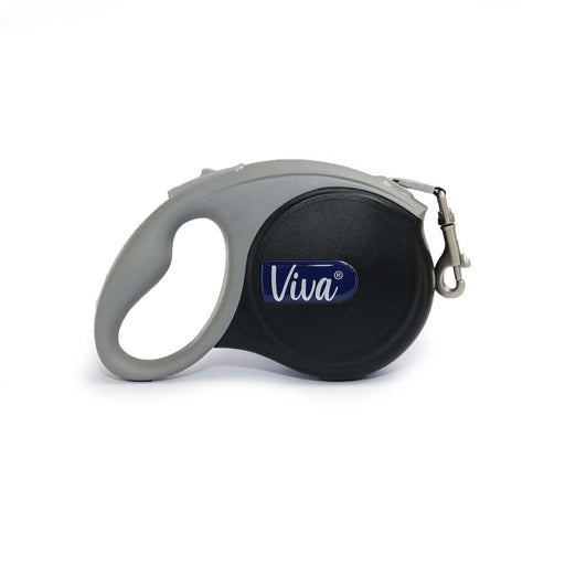 Ancol Viva Retractable Lead - Black - 5m - Various Sizes - Chestnut Mill