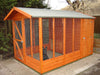 Apex Dog Kennel & Run - 6' 6" x 7' - Chestnut Mill