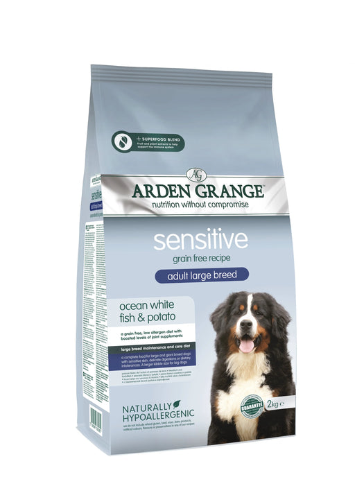 Arden Grange Dog Sensitive Large Adult - Various Sizes - Chestnut Mill